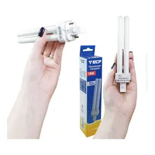 Lâmpada Compacta Fluor Pl 2 Pinos 18w Quente 2700k G24d-2 Luz Branco Quente 110v/220v Foto mini 2