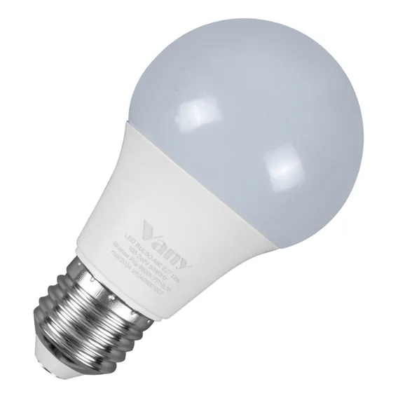 Lâmpada De Led Bulbo 12w A60 Bivolt Para Base E27 Luz Branca Foto 1