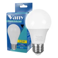 Lâmpada De Led Bulbo 12w A60 Bivolt Para Base E27 Luz Branca Foto mini  2