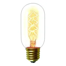 Lâmpada Filamento De Carbono Retrô T45 Blumenox 220v Foto mini 1