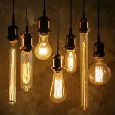 Lâmpada Filamento Led Decorativa Retrô Vintage Âmbar St64 220V Foto mini 4