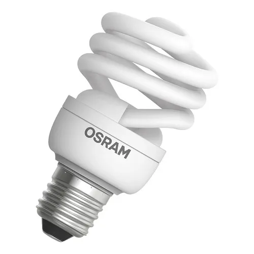 Lâmpada Fluorescente Compacta 20w 827 220v E27 Espiral Osram Foto 1