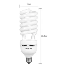 Lâmpada Fluorescente Compacta Espiral 85w 127v Foxlux Foto mini 1