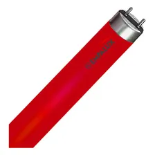 Lâmpada Fluorescente Tubular T8 Vermelho 40w G13 110v/220v Foto mini 1