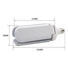 Lâmpada Forte Potente Para Oficina Industria 45w Bulbo Led C Cor da luz Branco-frio Foto mini 3