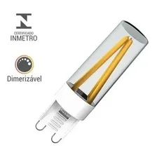 Lâmpada G9 Filamento Dimerizável Luminatti 127v 3w 2700k Ama Foto mini 4