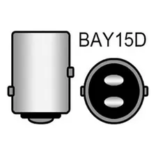 Lâmpada Halogena 2 Polos 12v 21/5w Bay15d Ambar Amarela Foto mini 4