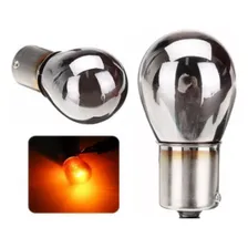 L芒mpada Hal贸gena Cromo 1 P贸lo 12v 21w Ba15s Amber Foto mini 2