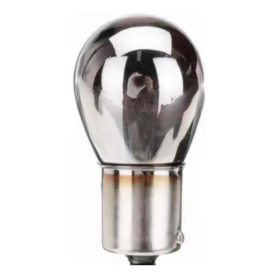 L芒mpada Hal贸gena Cromo 1 P贸lo 12v 21w Ba15s Amber Foto 1