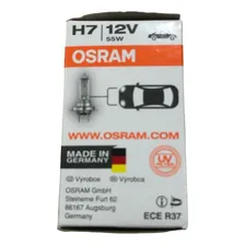 Lâmpada Halógena H7 3200k 1550 Lúmens 55w 12v Osram Foto mini 3