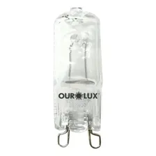 Lâmpada Halógena Halopin Bipino G9 60w 220v Clara - Ouropin Luz 2800k Foto mini 1