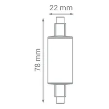 Lâmpada halógena led palito 5w R7S 78mm branco quente ops 32740 opus Bivolt Foto mini  3