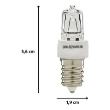 Lâmpada Halógena Para Fornos E Fogões Eco Jd E-14 40w 127v Foto mini 4