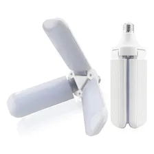 Lâmpada Hélice Pétala 45w Led Dobrável Branco Frio Bivolt 27 Cor Da Luz Branco-frio Foto mini 1