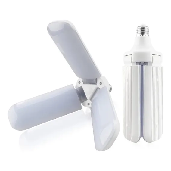 Lâmpada Hélice Pétala 45w Led Dobrável Branco Frio Bivolt 27 Cor Da Luz Branco-frio Foto 1