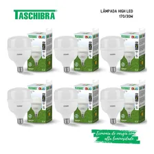 Lâmpada High Led Tkl 170 30w 6500k E27 Taschibra Kit C/6 Pçs Cor da luz Branco 110V/220V Foto mini 3
