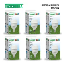 Lâmpada High Led Tkl 170 30w 6500k E27 Taschibra Kit C/6 Pçs Cor da luz Branco 110V/220V Foto mini 2