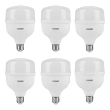 Lâmpada High Led Tkl 170 30w 6500k E27 Taschibra Kit C/6 Pçs Cor da luz Branco 110V/220V Foto mini 1