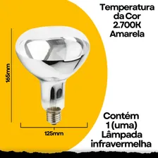 Lâmpada Infravermelha Empalux 250w E27 Para Secagem 127v Foto mini 2