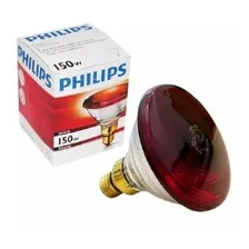 Lâmpada infravermelho Philips PAR38 150W 125V-130V Foto mini 2