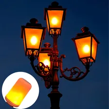 Lâmpada Led 5w De Chamas Tocha Luminária Cor Branco Foto mini  2