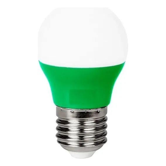 Lâmpada Led Bolinha 3w Verde Bivolt Kian Foto 1