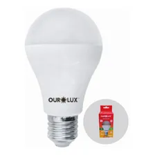 Lâmpada Led Bulbo A55 6w Bivolt E27 6500k Luz Branca Ourolux Luz Branco-frio Foto mini 2