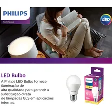Lâmpada LED Bulbo A60 9W Bivolt Luz Amarela - Philips Foto mini 3