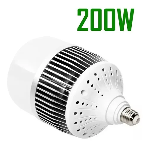 Lâmpada Led Bulbo E27/e40 Branco Frio Bivolt 200w Foto 1