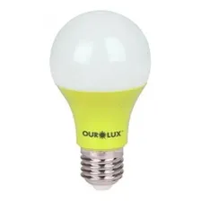 Lâmpada Led Colorida 7w Amarela Foto  mini 1
