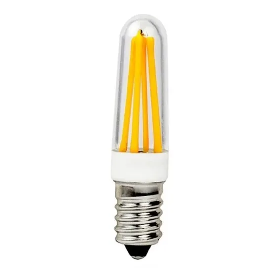 Lâmpada Led Filamento 4w E12 Luz Branco-quente 110v Foto 1