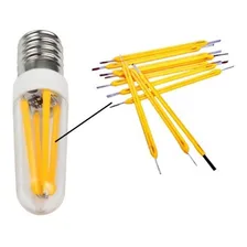 Lâmpada Led Filamento 4w E12 Luz Branco-quente 110v Foto mini 2