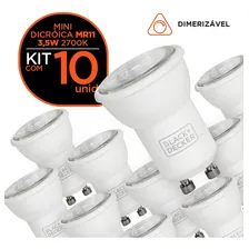Lâmpada Led Luz Amarela Mini Dicroica 3,5w Black+decker 10pç Foto mini 4