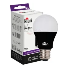 Lâmpada Led Luz Negra Bulbo 9w Bivolt Kian E27 Foto mini  2