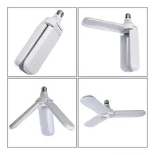 Lâmpada Led Pétala 45w Ajustável Potente Luminária 3 Folhas Cor Da Luz Lampada Petala 110v/220v Foto mini 1