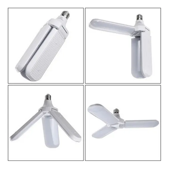 Lâmpada Led Pétala 45w Ajustável Potente Luminária 3 Folhas Cor Da Luz Lampada Petala 110v/220v Foto 1
