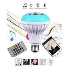 Lâmpada Led Rgb Bluetooth Caixa Som + Controle Foto mini 2