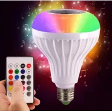 Lâmpada Led Rgb Bluetooth Caixa Som + Controle Foto mini 4