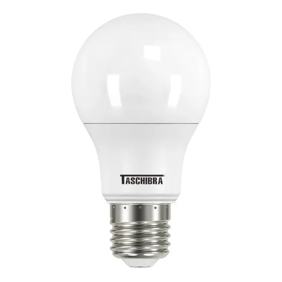 Lâmpada led Taschibra TKL 40 Bulbo cor branco-neutro 7W 127/220V 4000K 560lm Foto 1