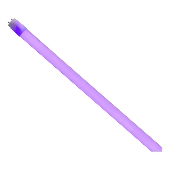 Lâmpada Led Tubular T8 18w Roxo Bivolt Foto 1