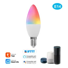 Lâmpada LED Wifi Led SmartLife de 5W/lâmpada Tuya RGB+W+C Foto mini 3