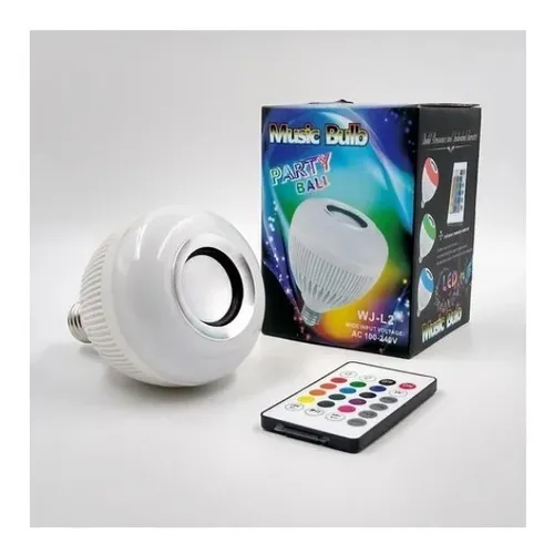 Lâmpada Music Bulb Party Ball Led C/ Controle Remoto Foto 1
