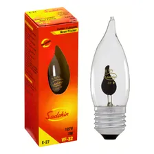 Lâmpada Neon Vela Flicker Chama Decorativa 3w 127v E27 Foto mini 2
