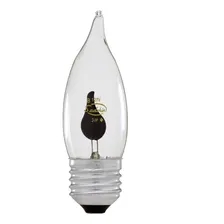 Lâmpada Neon Vela Flicker Chama Decorativa 3w 127v E27 Foto mini 3
