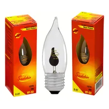Lâmpada Neon Vela Flicker Chama Decorativa 3w 127v E27 Foto mini 1