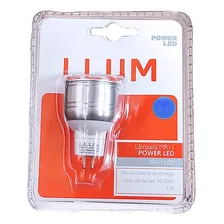 Lâmpada Power Led Mr11 - 3w 12v - Led Azul - Llum Foto mini  2