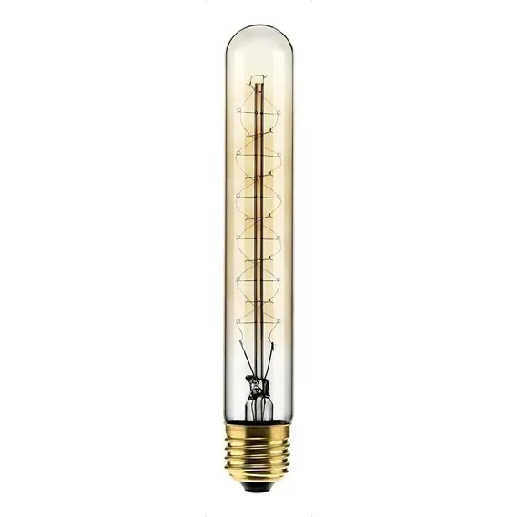 L芒mpada Retr么 Vintage T30 Filamento Carbono Elgin 127v Cor da luz Branco-quente Foto 1