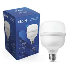 LĂąmpada Super Bulbo Alta PotĂȘncia Led 30w Branco Frio Elgin Foto mini 3