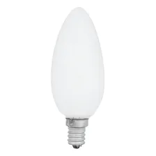 Lâmpada Vela 40w Rosca E-14 127v Incandescente Leitosa Abaju Foto mini 1