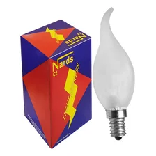 Lâmpada Vela Bico Torto 25w 127v E14 Fosca Lustre 5 Peças Luz Branco-quente Foto  mini 1